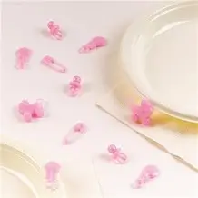 Baby Shower Girl Table Confetti (sæt med 25)
