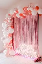 Guld Rose tema ballon bue