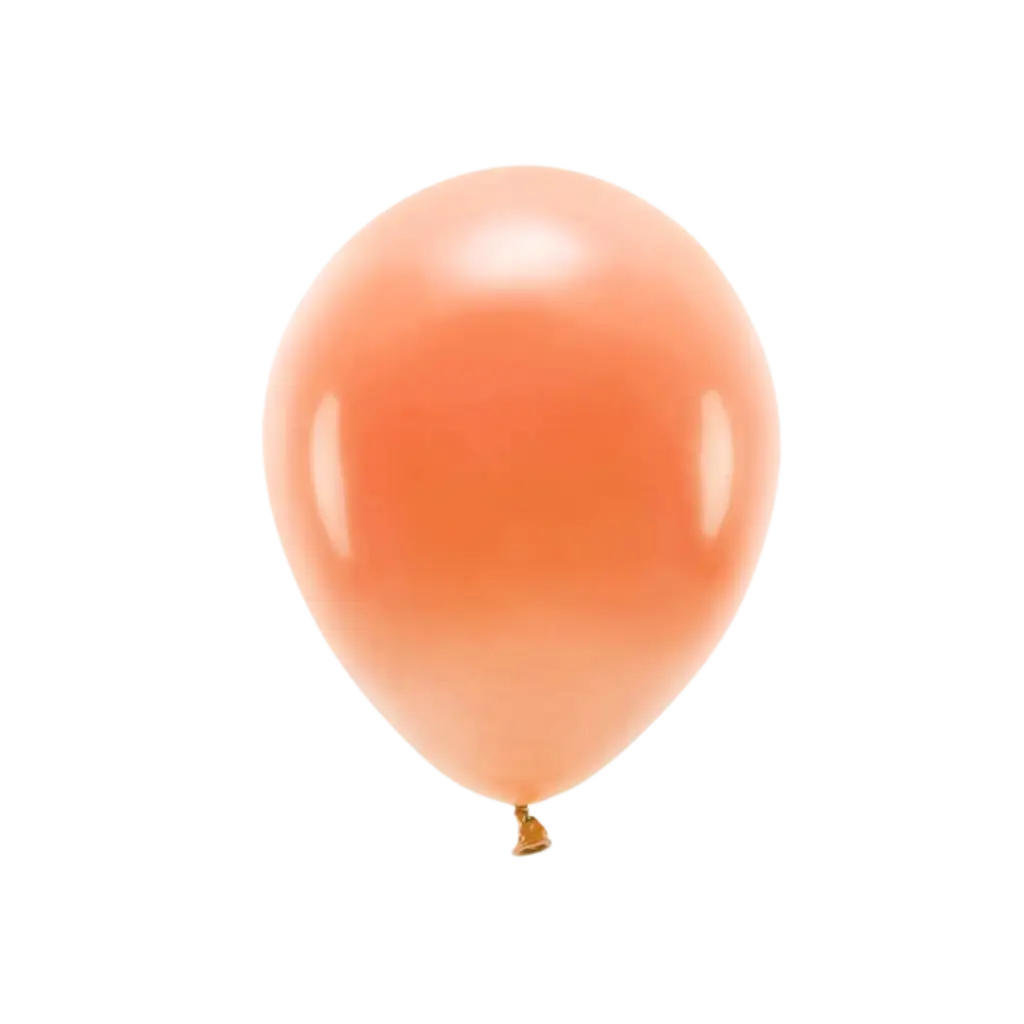 Pakke med 10 orange bionedbrydelige balloner i orange