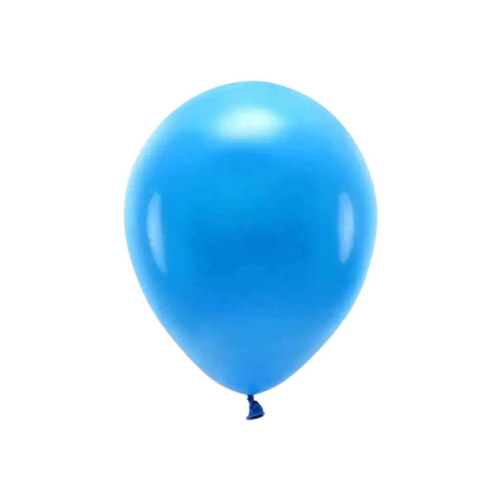 Pakke med 10 blå biologisk nedbrydelige balloner