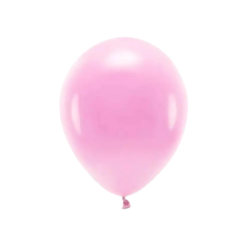 Pakke med 10 bionedbrydelige balloner lyserød