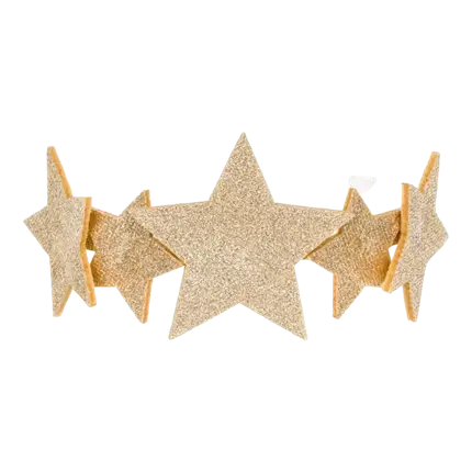 Pandebånd med guldstjerner