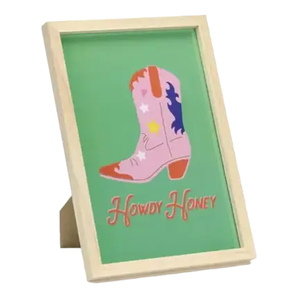 Fotoramme i naturtræ