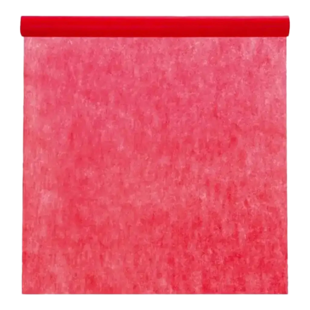 Nonwoven rulledug rød - 10m*120cm