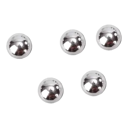 SØLV METALLIC REGNPERLER - PARTI PÅ 300 STK.