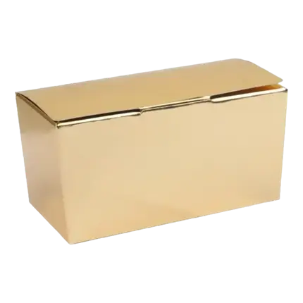 Æske i almindelig guld 50 g - sæt med 25 stk.