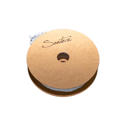 Hvidt blondebånd - selvklæbende 3m