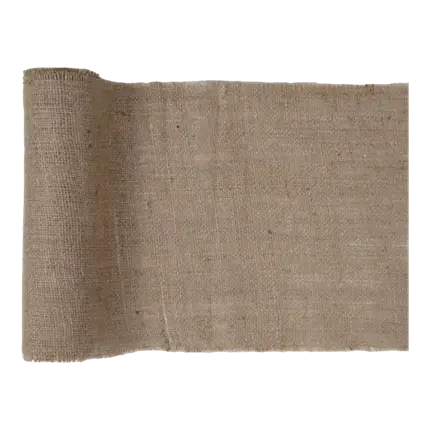 Naturlig jute-bordløber - 5m*26cm