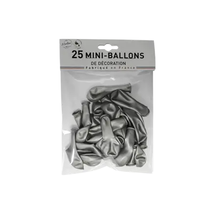 SILVER MINI BALL (sæt med 25 stk.)