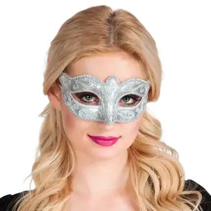 Venetiansk ulv i hvid og sølv