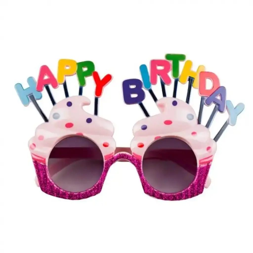 Cupcake-glas "HAPPY BIRTHDAY