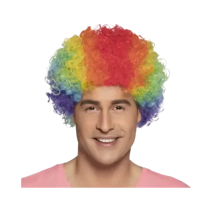 Lille pop paryk Multicolour