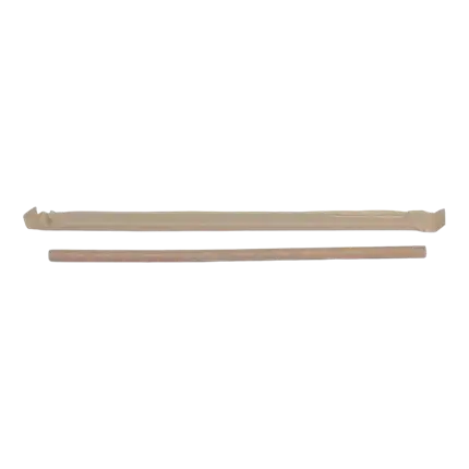 Kraftpapirstrå individuel emballage - 20cm /ø6mm - x100