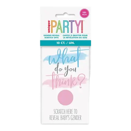 10 skrabelodder - Dreng eller pige? - Pige