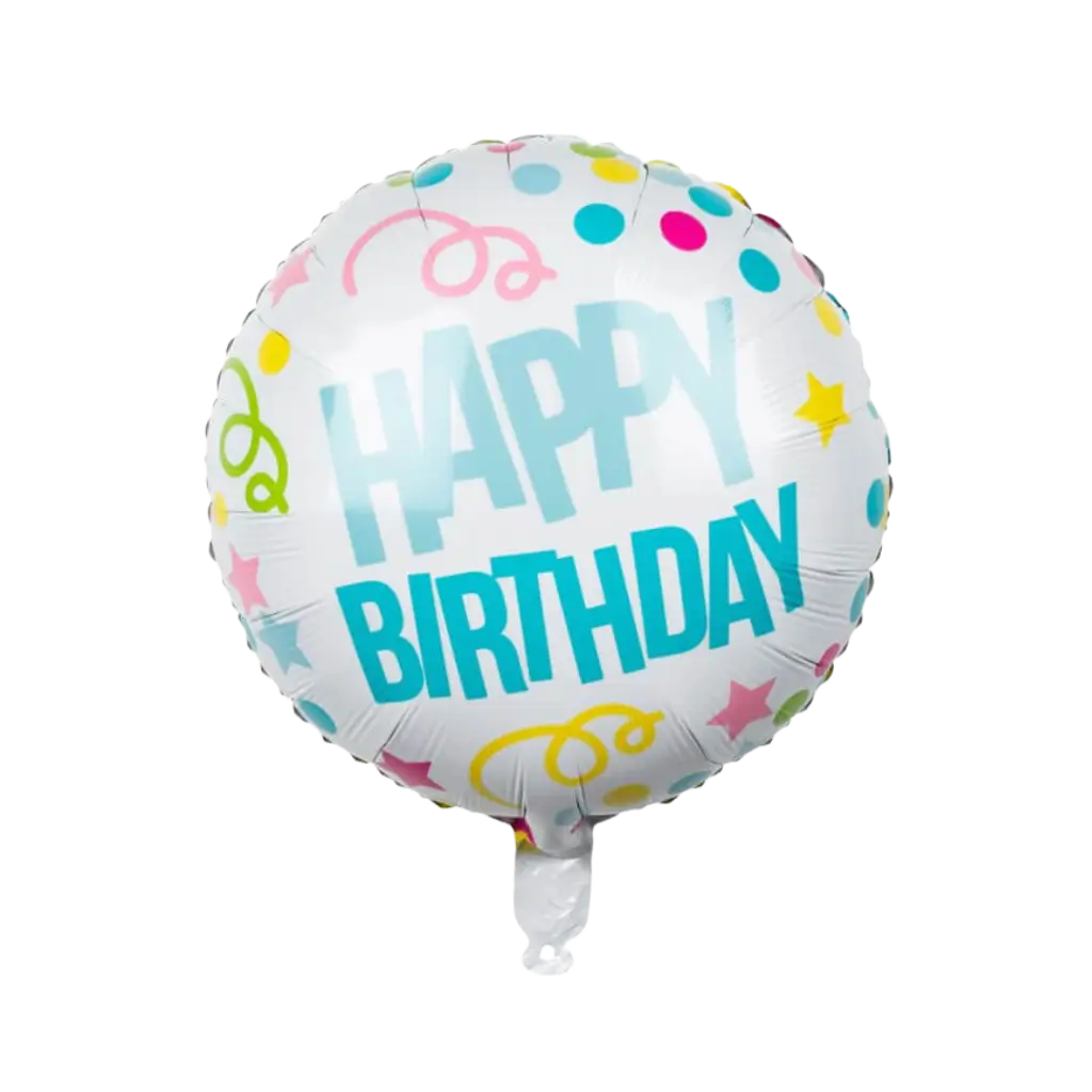 Tillykke med fødselsdagen Farve Party Ballon
