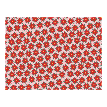 Gavepapir - Étoile de Bethléem Rouge&Rose - 70x200cm