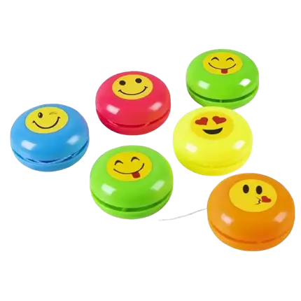 Yo-Yos smiley (sæt med 6)