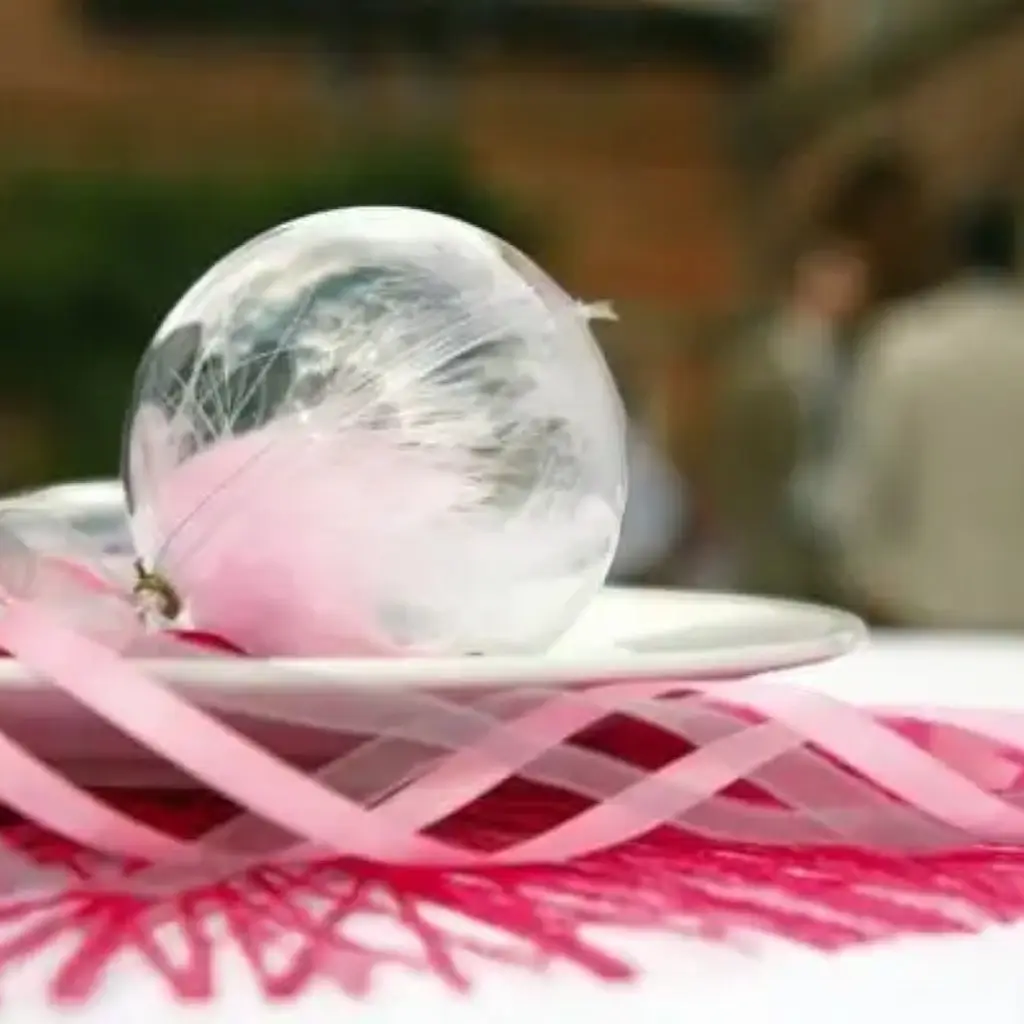 Gennemsigtig kugle ø5cm (sæt med 20 stk.)