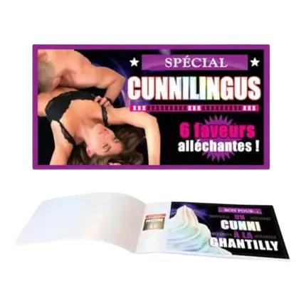 Særligt checkhæfte til Cunnilingus