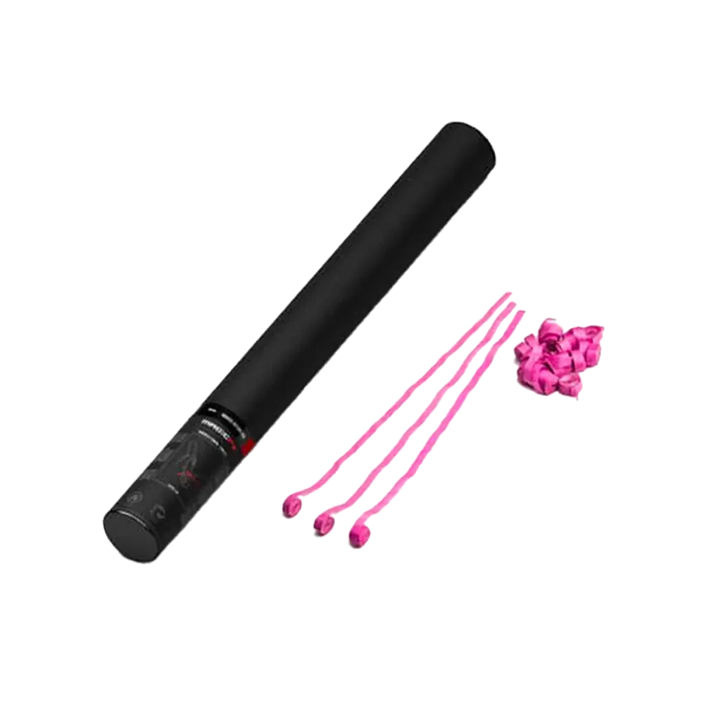 Manuel konfettipistol - Pink coil 50 cm - Magic FX