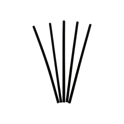 Sort rishalm 14cm ø4mm (260 stk.)