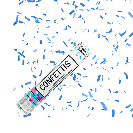 Prince 30 cm blå konfetti-pistol