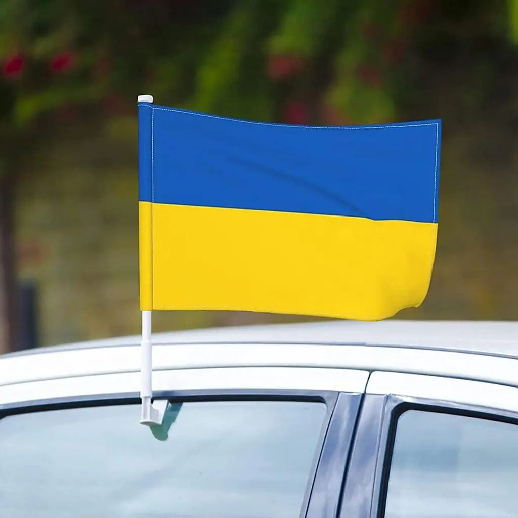 Ukraine lomme flag 45x30cm