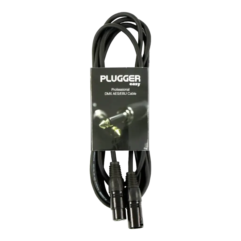 KABEL DMX XLR HUN 3B - XLR HAN 3B 3M - PLUGGER