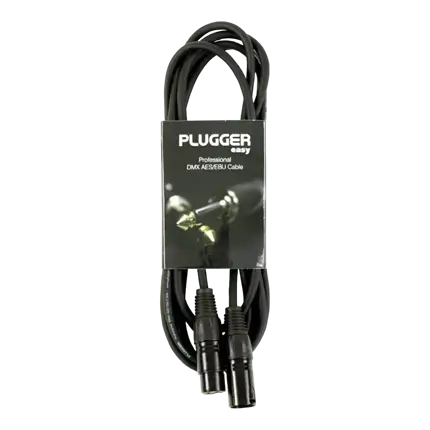 KABEL DMX XLR HUN 3B - XLR HAN 3B 3M - PLUGGER