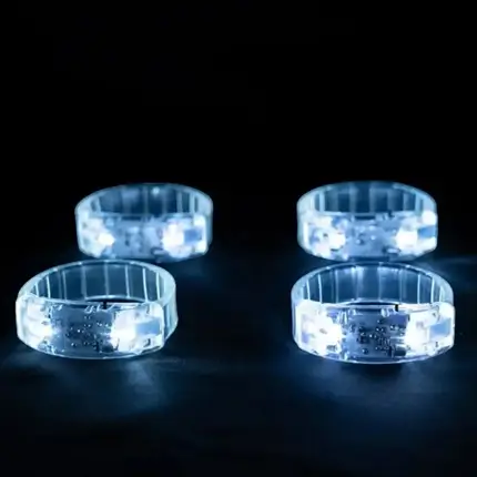 Luminous Rhythmic armbånd - WHITE