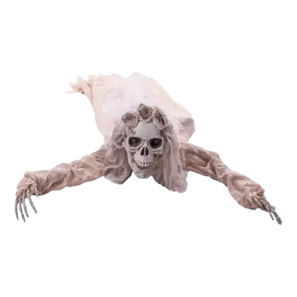SKELET EVIL MARY ANIMERET/LYD/LYS - 125CM