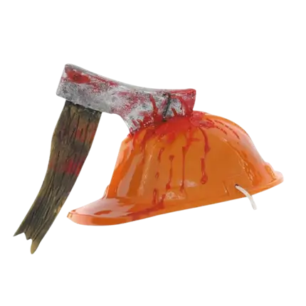 ORANGE HJELM + STRAPPED HANDLE - 26x25x23cm