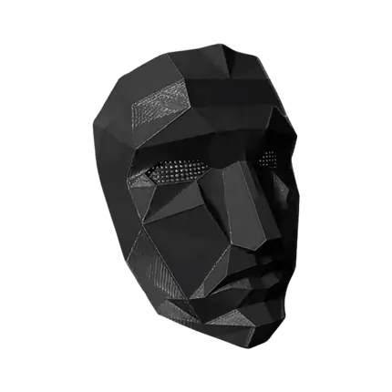 BOSS MASKE 3D BLÆKSPRUTTE SPIL