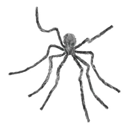 KÆMPE GRÅ FLØJLSSPIND - 230CM