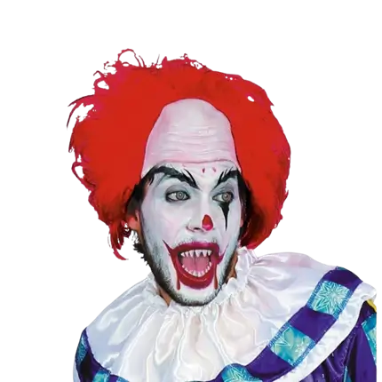 HALLOWEEN PARYK - RØD KLOVN