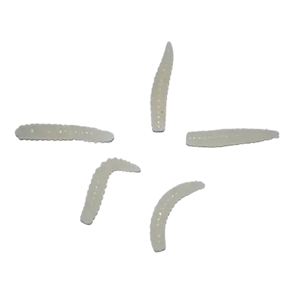 Fosforescerende maddiker 3cm