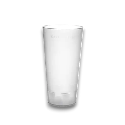 Ecocup-bæger 50?cl brugbar (60?cl til kanten) Genanvendelig – Type Pint, Mojito, Smoothie