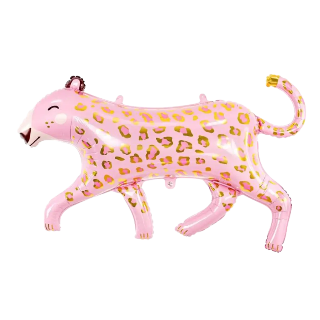 Pink Leopard Ballon - Glossy Mylar - 114x80cm