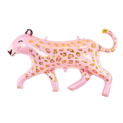 Pink Leopard Ballon - Glossy Mylar - 114x80cm