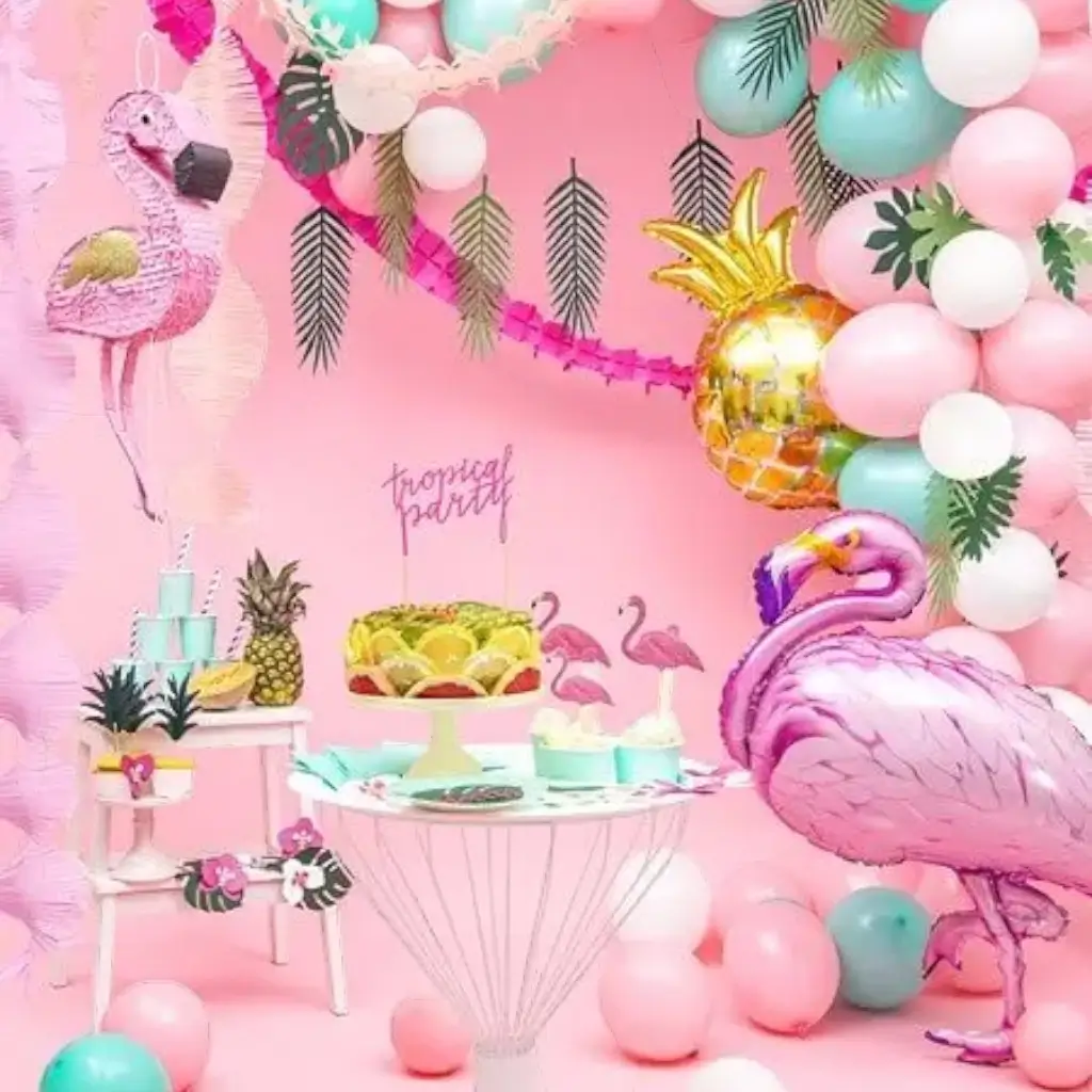 "Pink Flamingos" kage dekoration