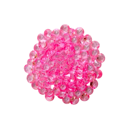 Diamantkonfetti - Lyserød - (sæt med 100 stk.)