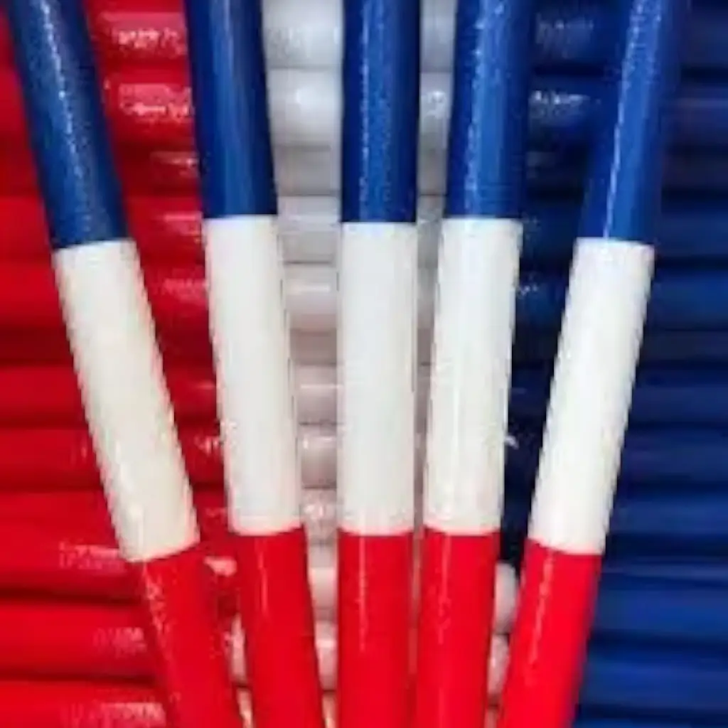 LED Light Stick - Blå Hvid Rød