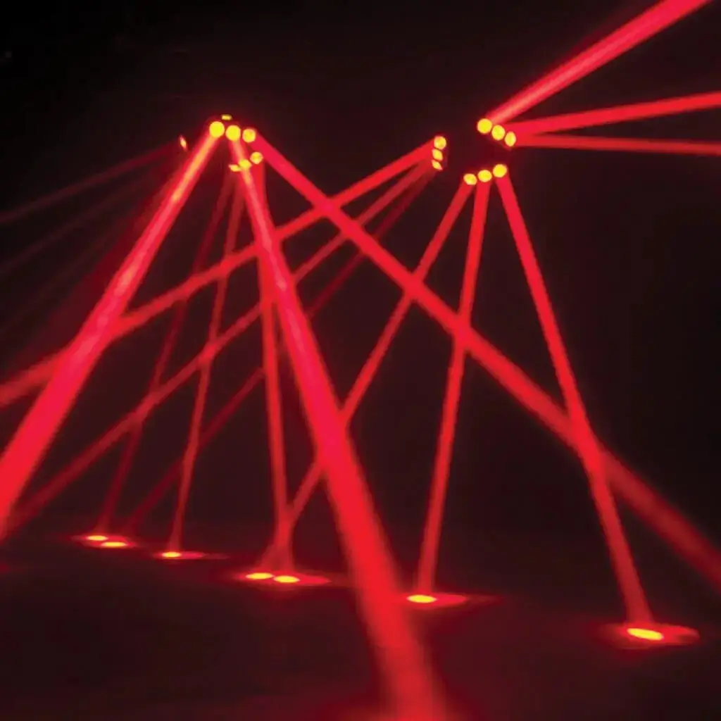 Roterende LED-spindel-lyseffekt