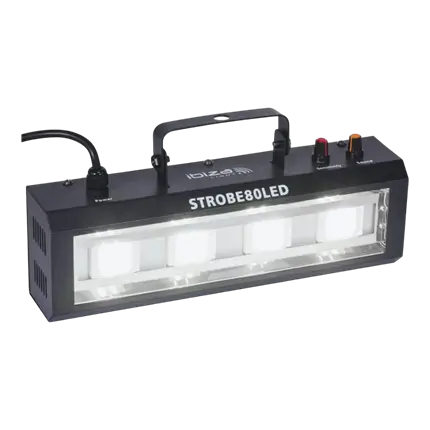 Ibiza LED strobe hvidt lys 4x20W