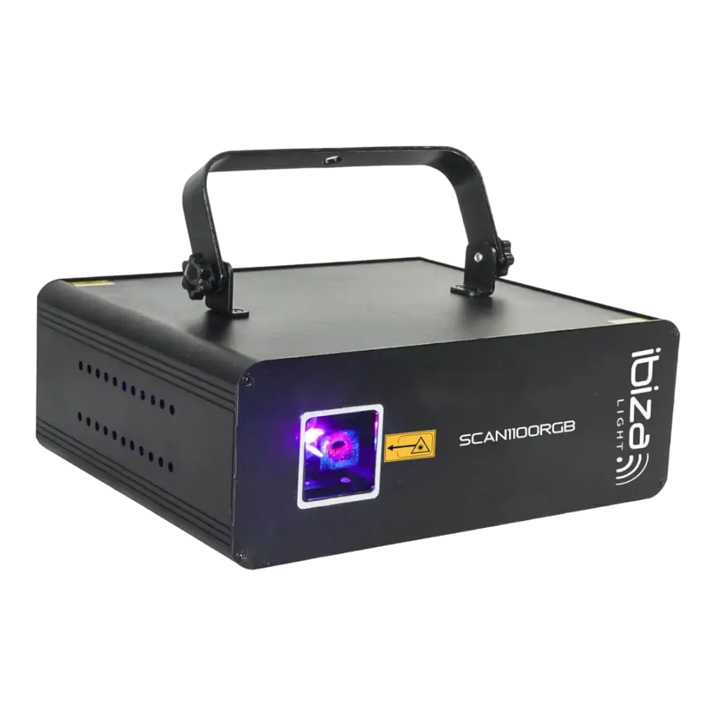 Ibiza Light RGB-animationslaser SCAN1100RGB 1100mW