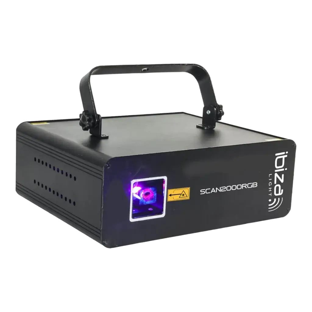 Ibiza Light RGB-animationslaser SCAN2000RGB 2000mW