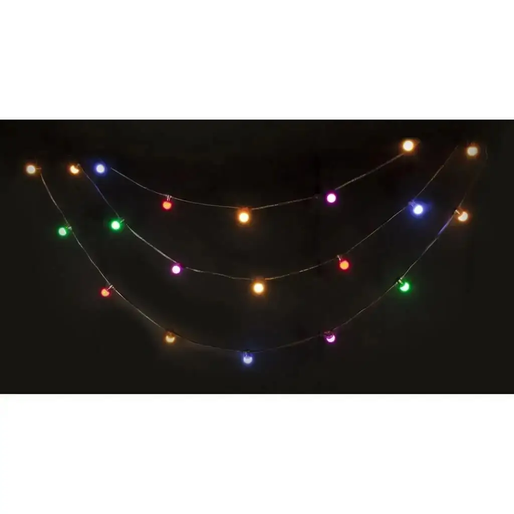 LEDSTRING-COLOR 10 m lysbånd med 20 farvede lysdioder
