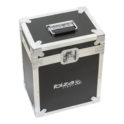 Ibiza Light sort flightcase til E-COSMOS effektmaskine