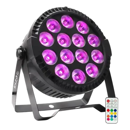 14 LED RGBW flad PAR-projektor