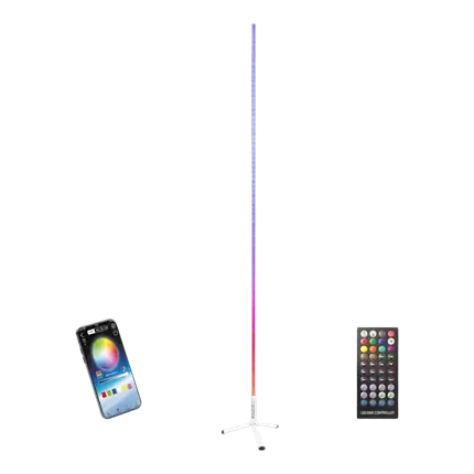 Lysrør 1,5m RGB Magic Color Stick hvid